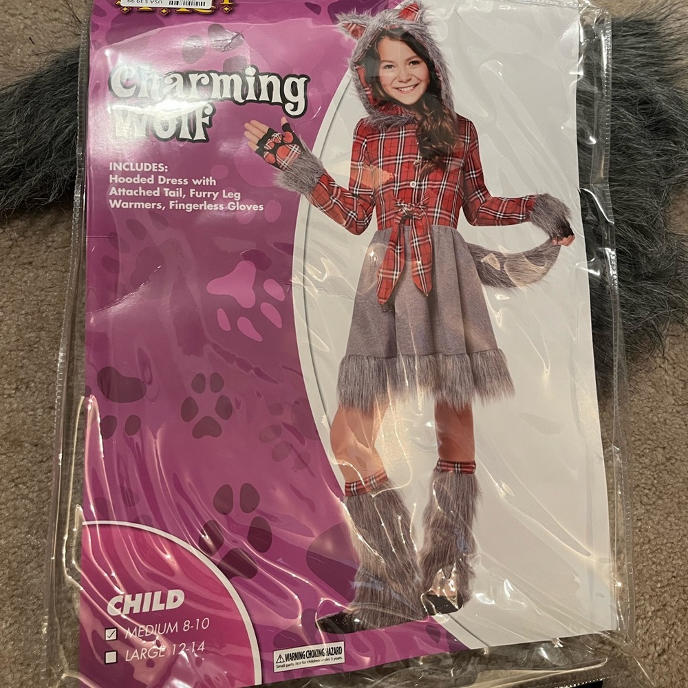 Charming wolf Halloween costume